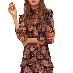 NWT BA&SH Robe Hydra Dress, Size 2/M